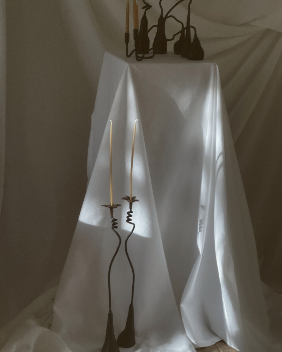 JESSAMINE IRON CANDLESTICK