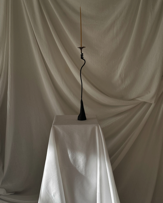 Jessamine Iron Candlestick