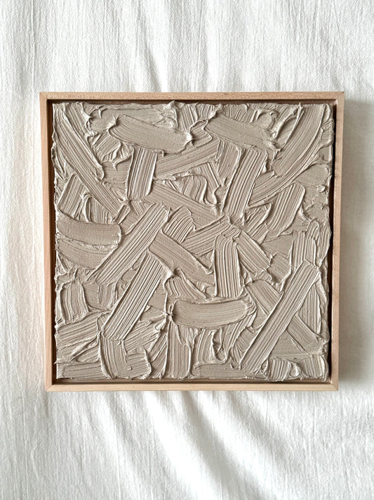 "MADNESS" TEXTURED ABSTRACT ART
