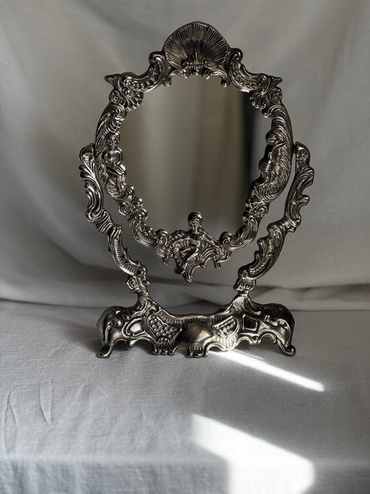 VINTAGE FRENCH VICTORIAN VANITY MIRROR