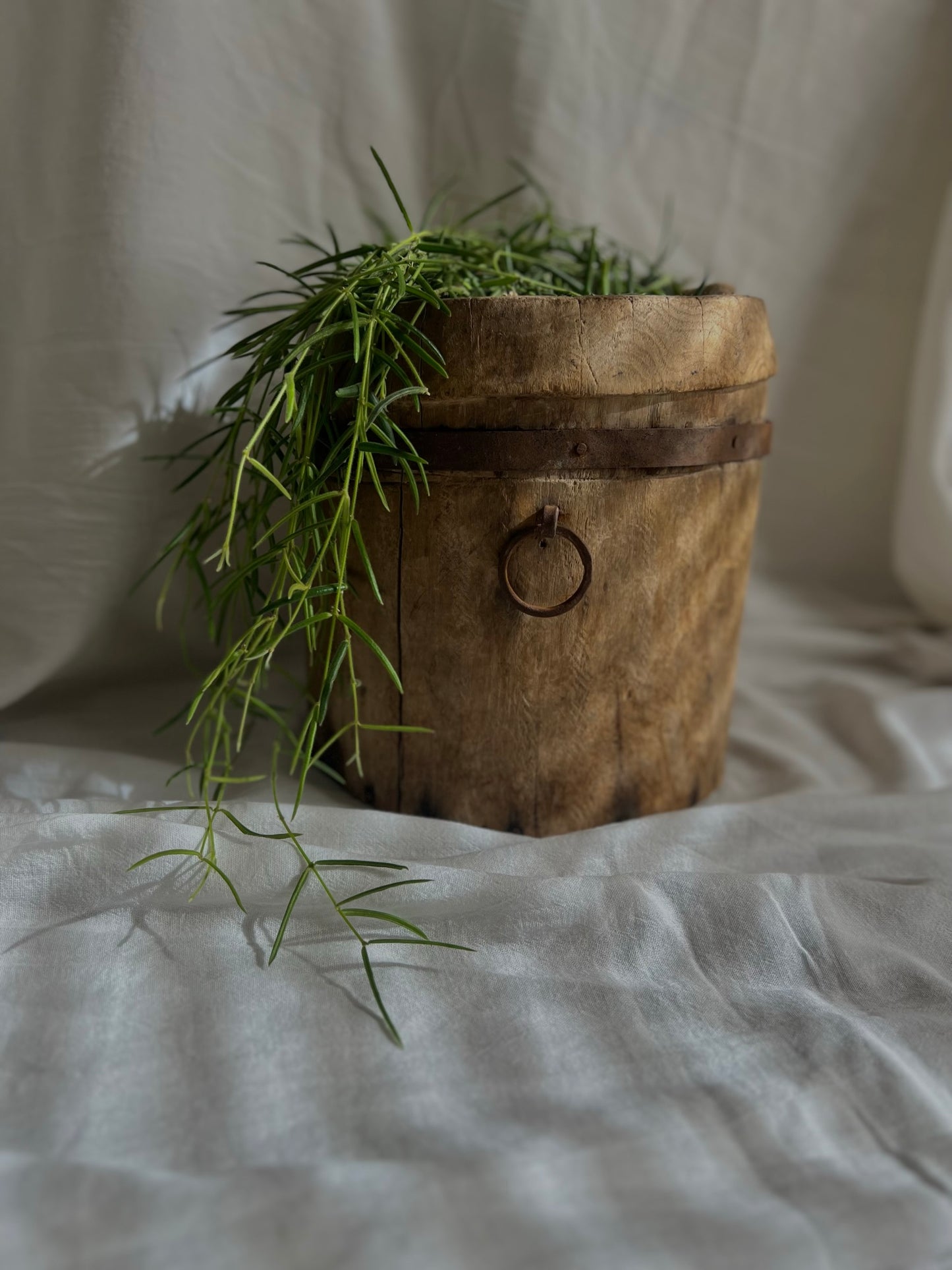 VINTAGE TURKISH WOODEN POT No3