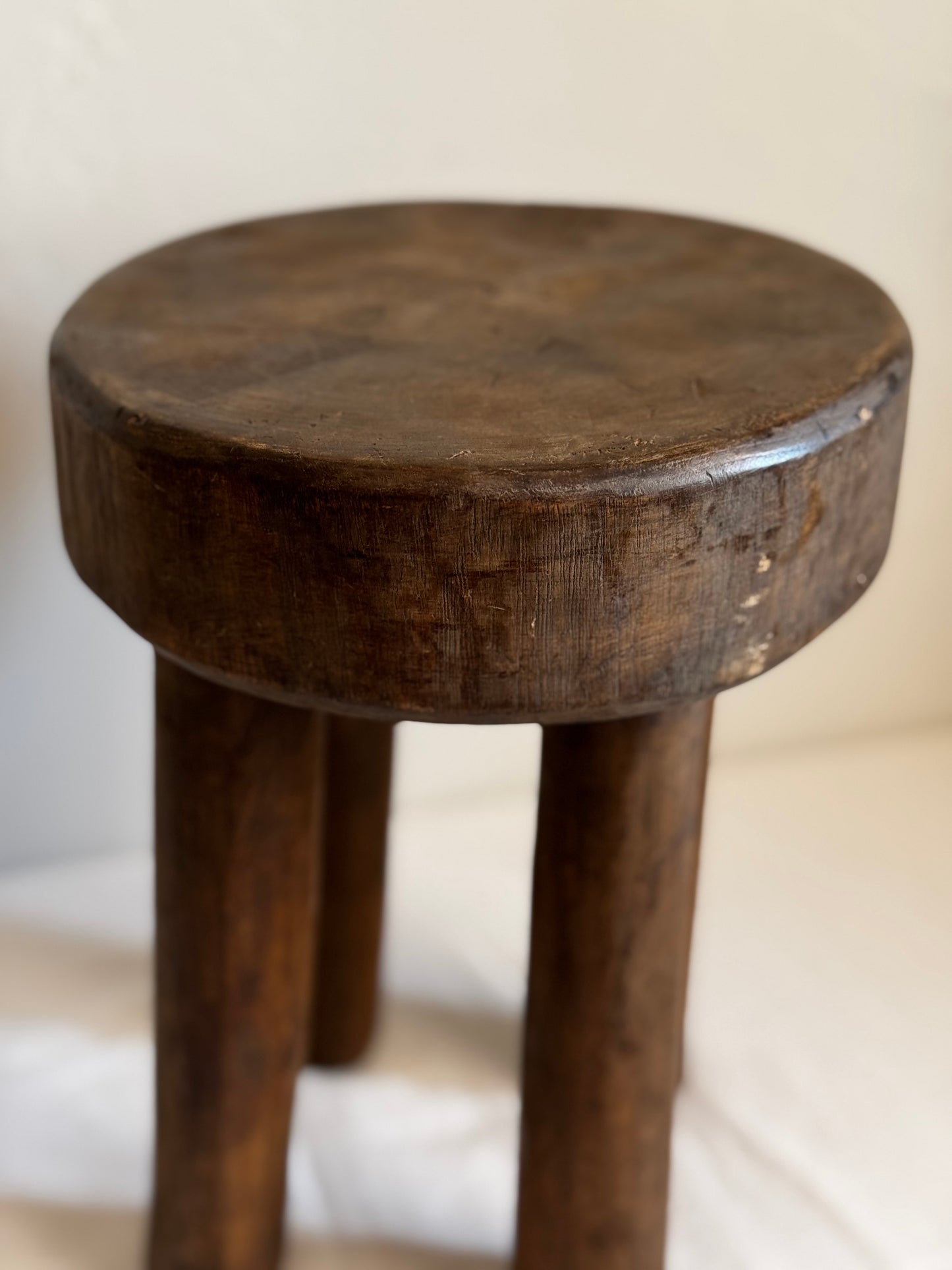 ROUND AFRICAN SENUFO STOOL No3