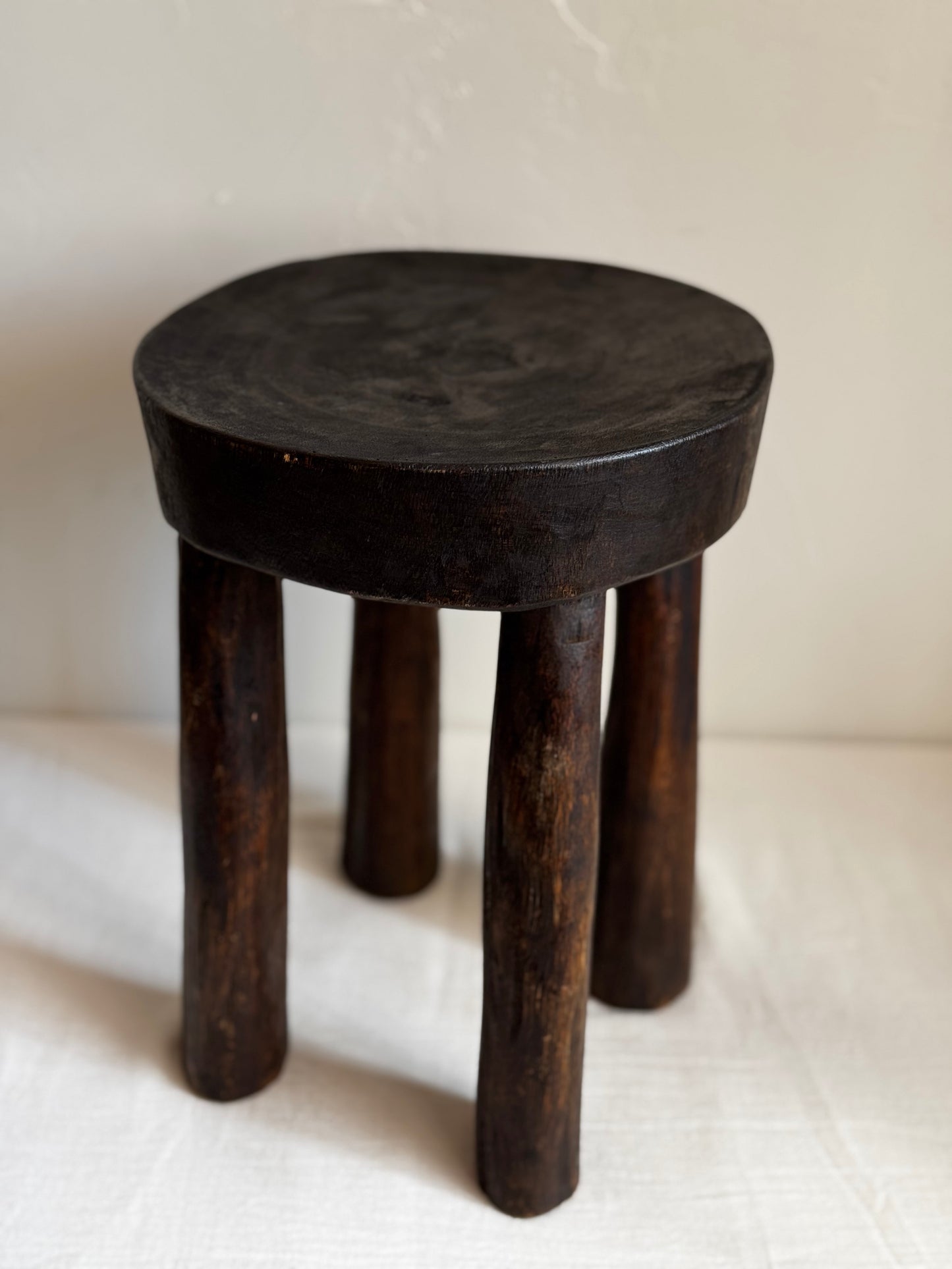 ROUND AFRICAN SENUFO STOOL No4