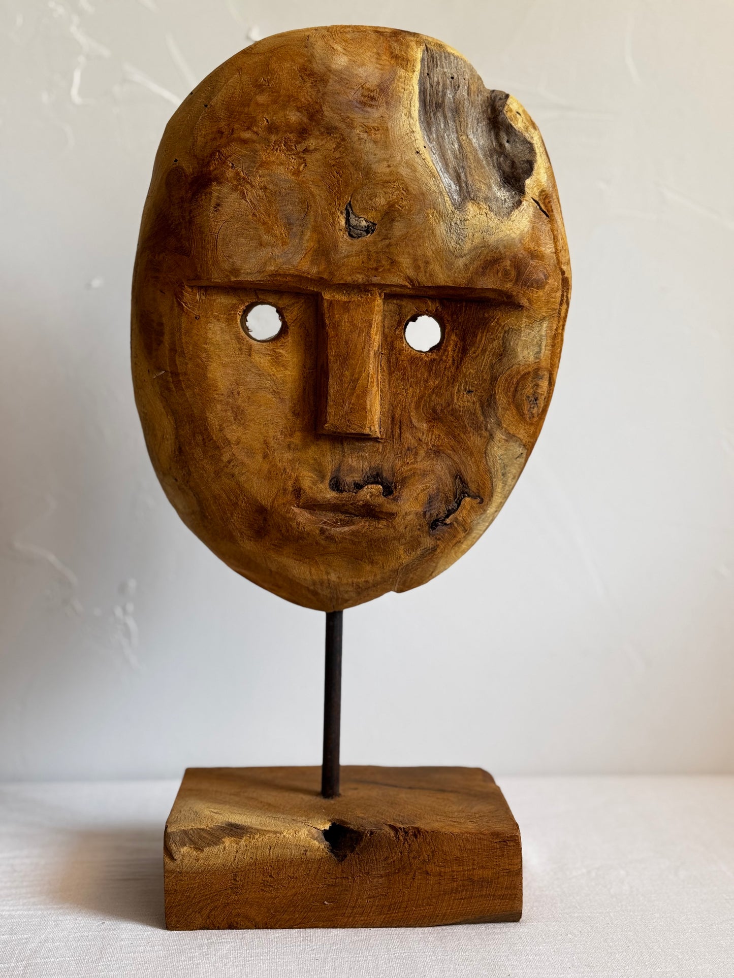 SUMBANESE TEAK MASK SCULPTURE No3