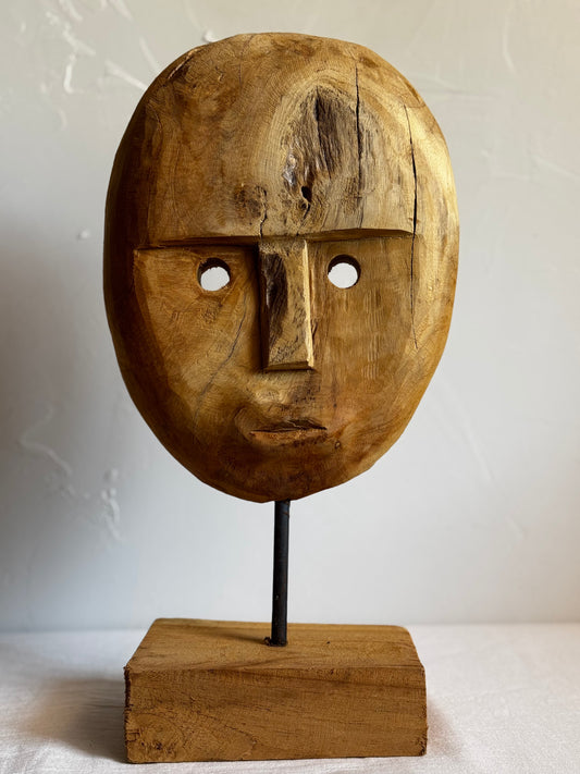 SUMBANESE TEAK MASK SCULPTURE No2