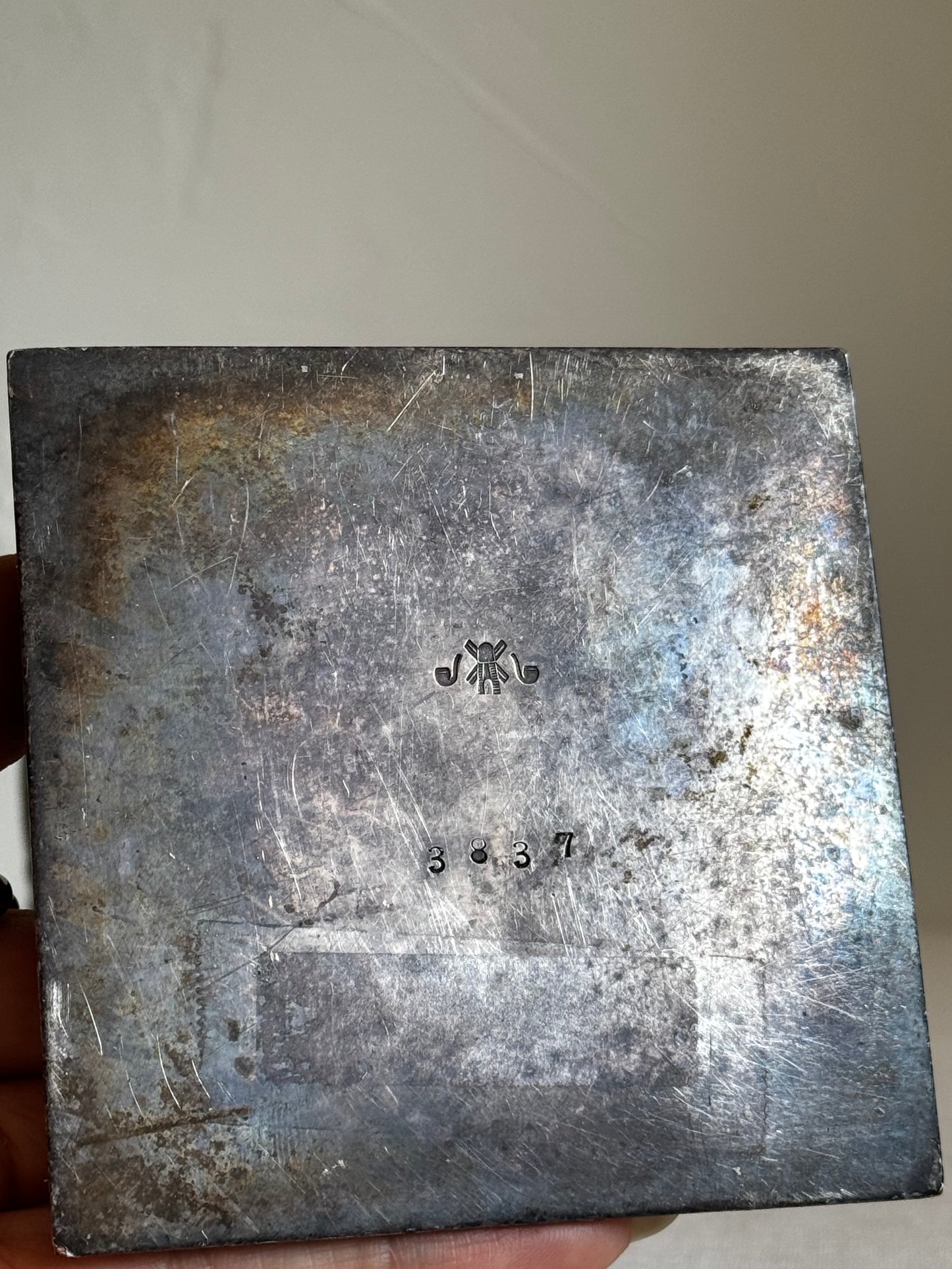 ANTIQUE VICTORIAN SILVERPLATE VASE BY BARBOUR SP CO.