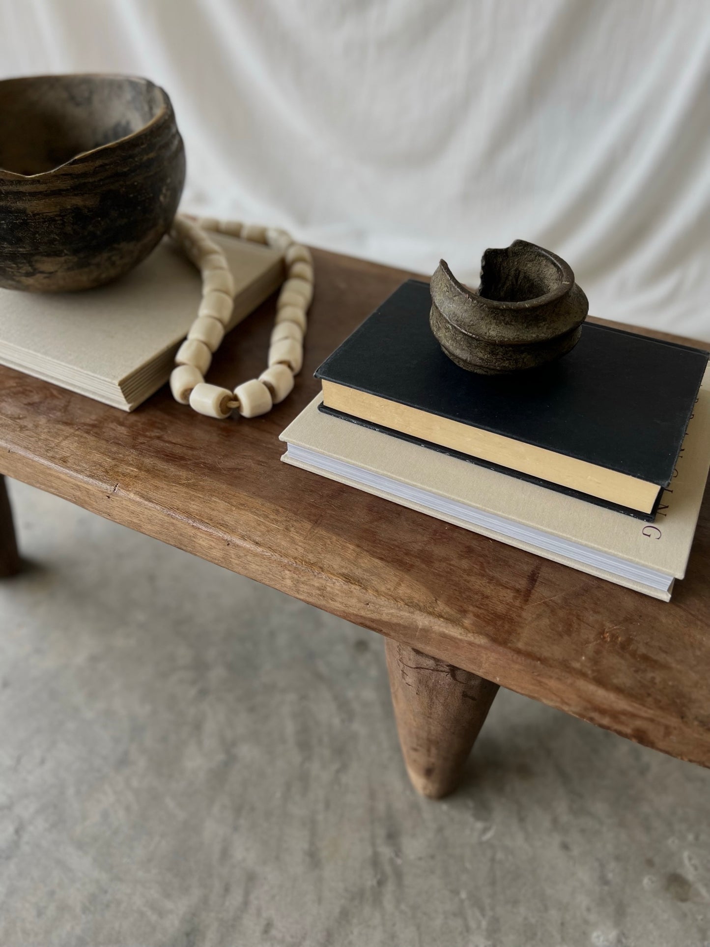 VINTAGE AFRICAN SENUFO COFFEE TABLE or BENCH