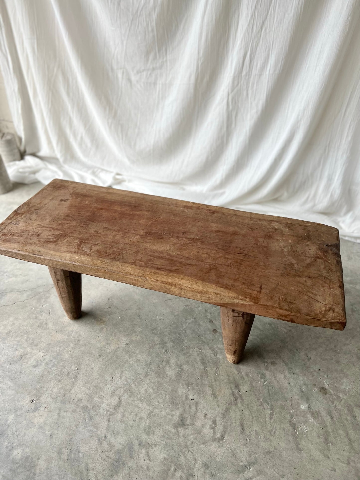 VINTAGE AFRICAN SENUFO COFFEE TABLE or BENCH