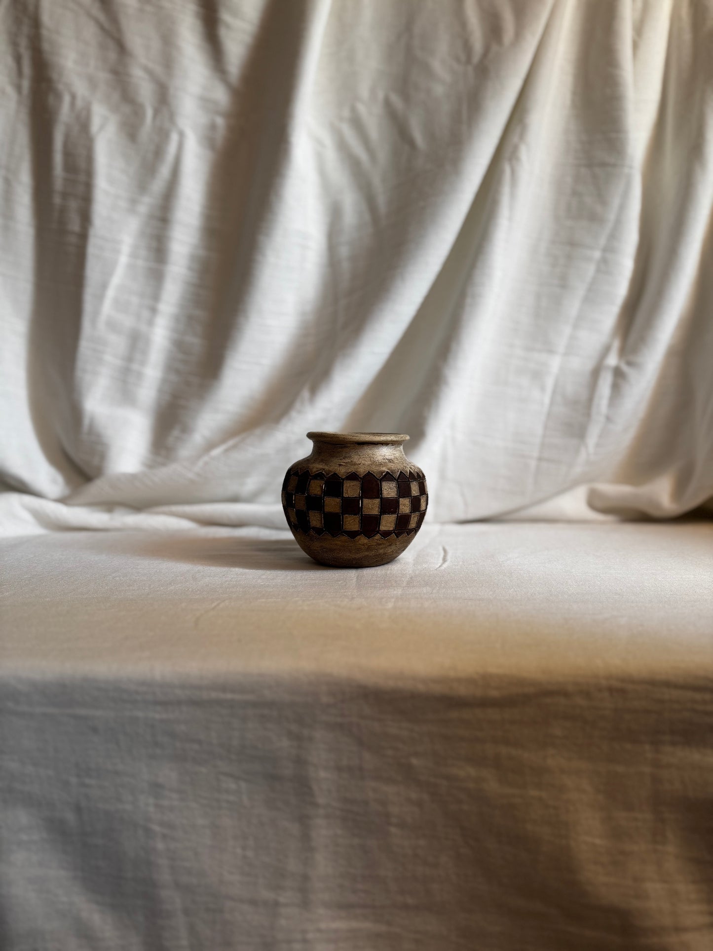 VINTAGE ARGENTINIAN POTTERY VASE