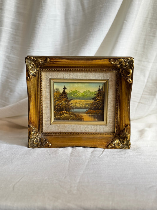 VINTAGE LANDSCAPE OIL PAINT