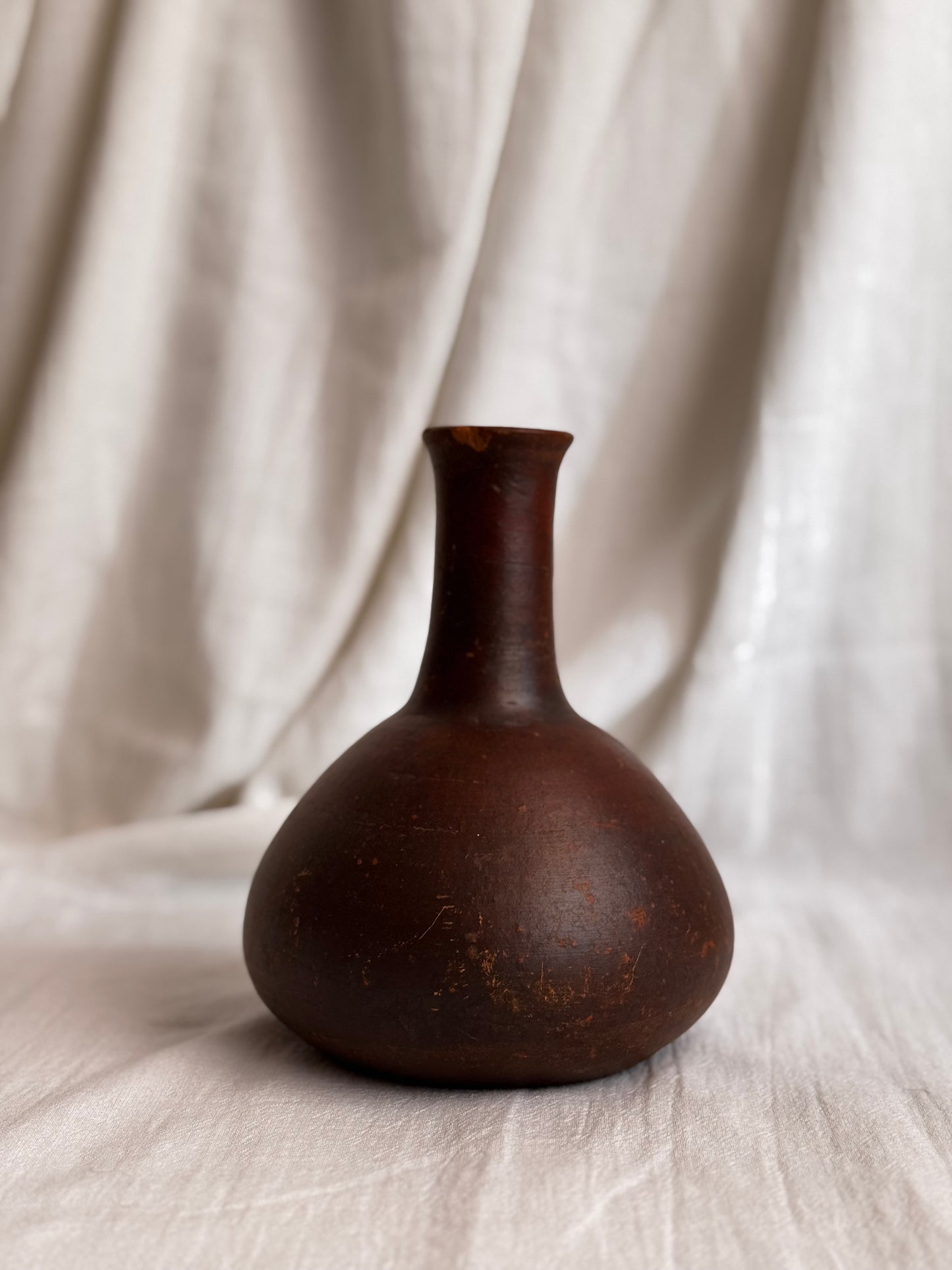 VINTAGE JAPANESE TERRACOTTA VASE