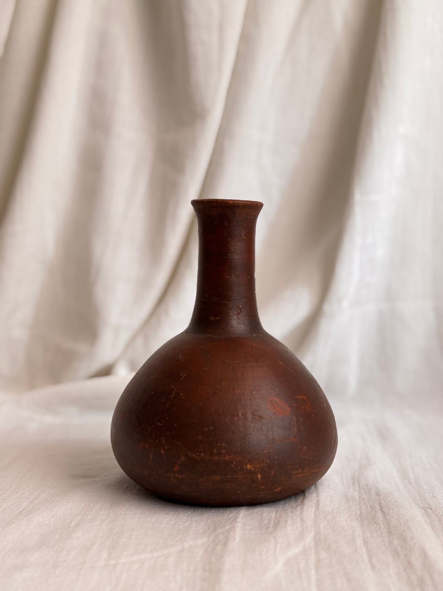 VINTAGE JAPANESE TERRACOTTA VASE