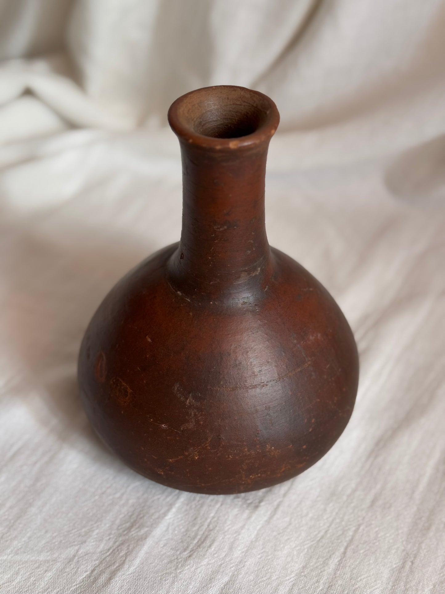 VINTAGE JAPANESE TERRACOTTA VASE