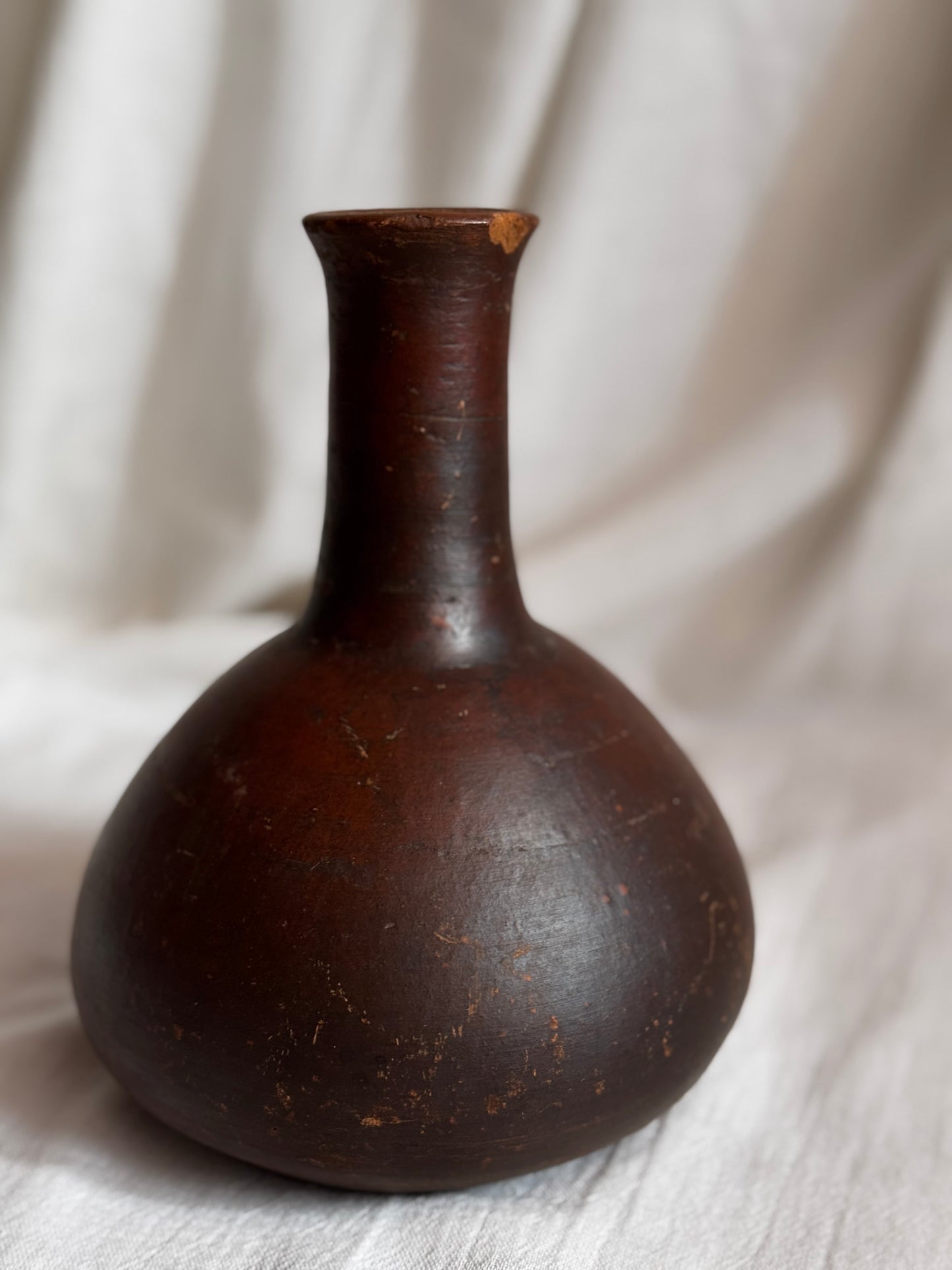 VINTAGE JAPANESE TERRACOTTA VASE