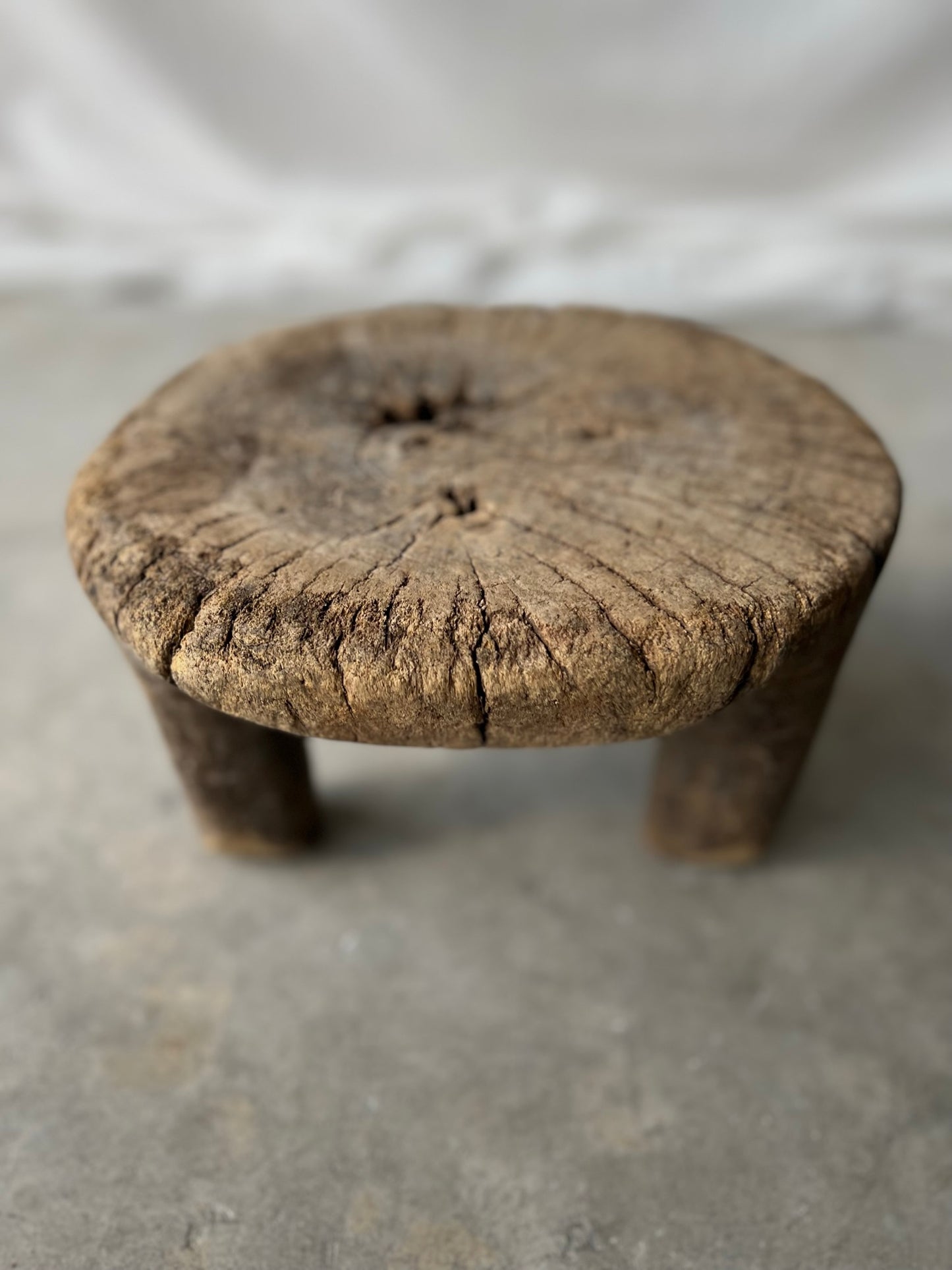 ANTIQUE AFRICAN ROUND STOOL No2 Exclusive