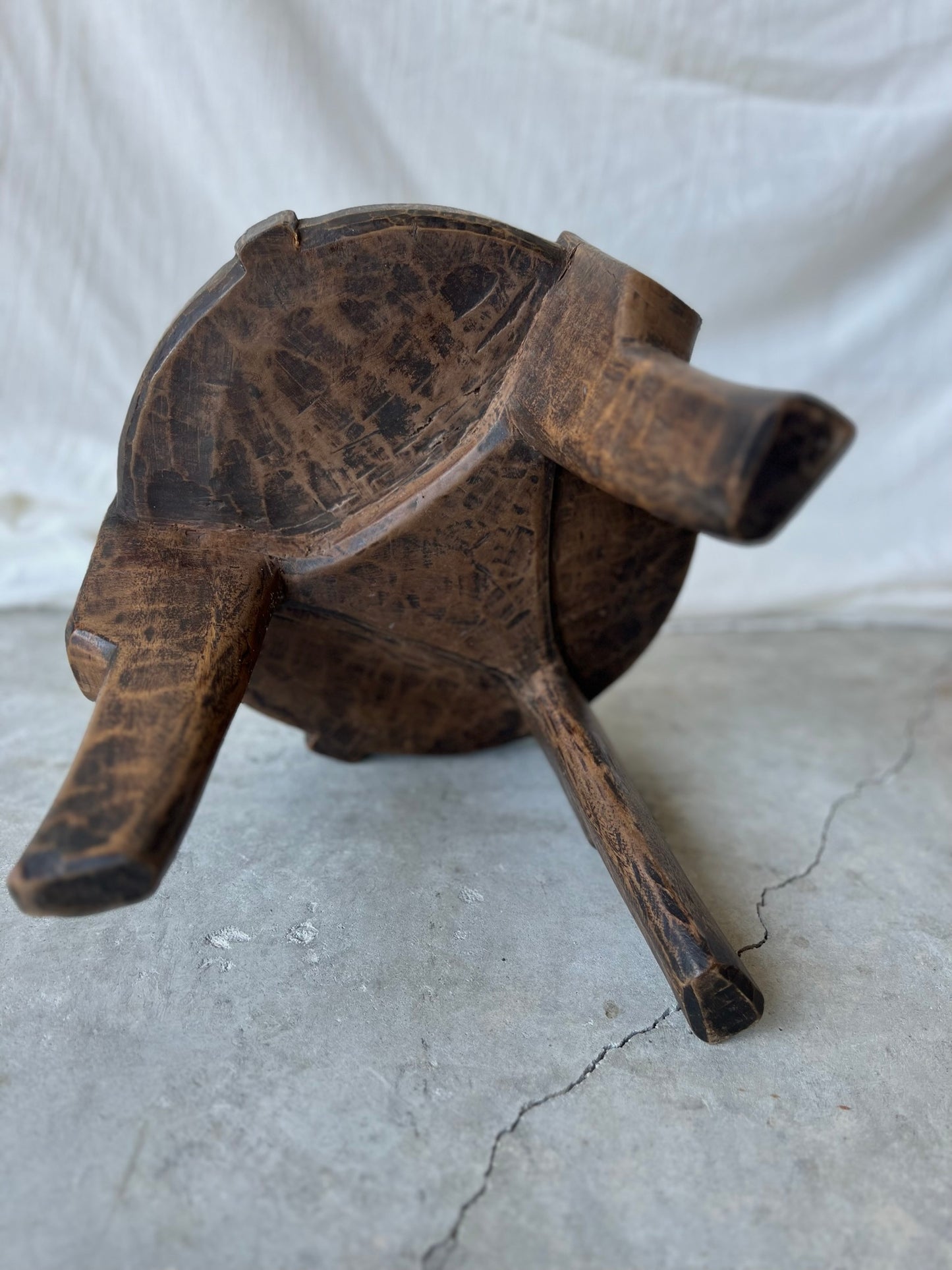 VINTAGE AFRICAN HEHE STOOL No2 Exclusive