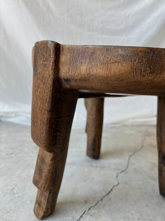 VINTAGE AFRICAN HEHE STOOL No1