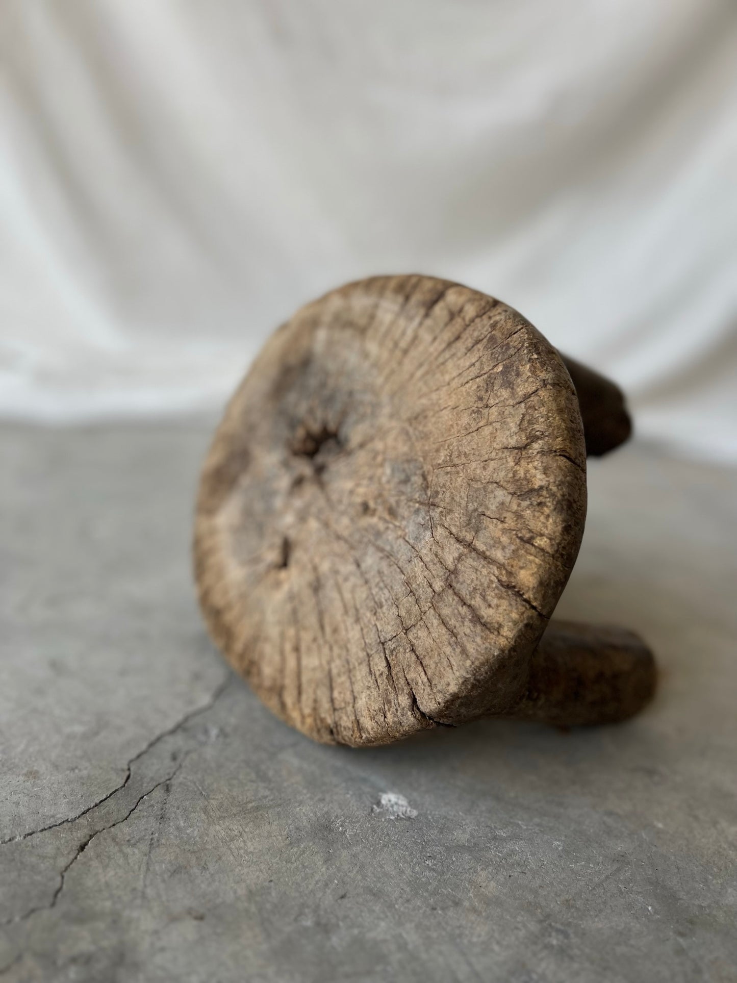 ANTIQUE AFRICAN ROUND STOOL No2 Exclusive