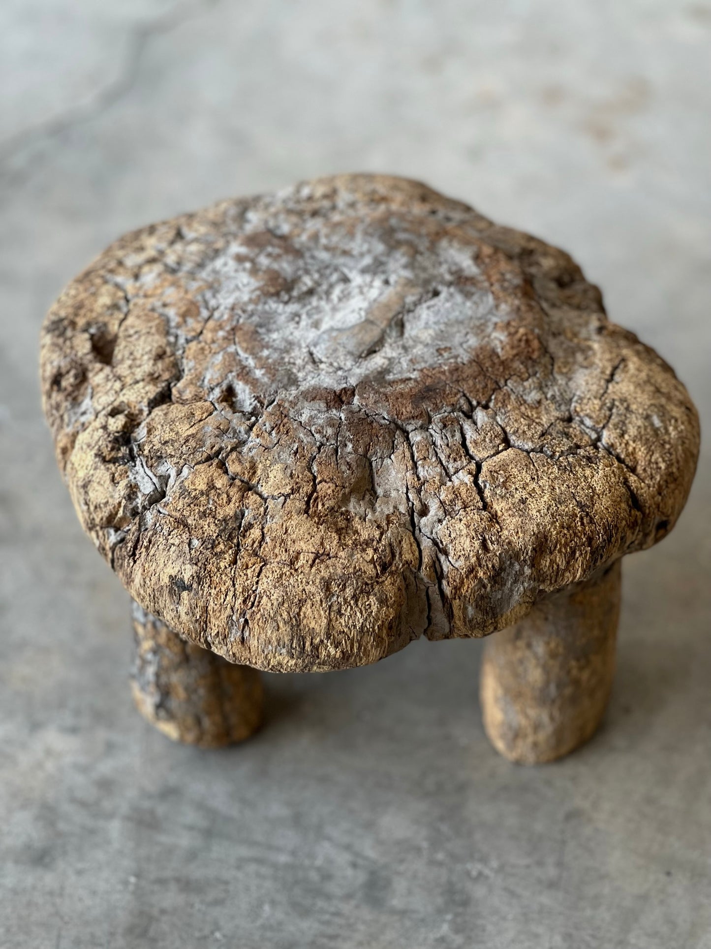 ANTIQUE AFRICAN ROUND STOOL No1 Exclusive