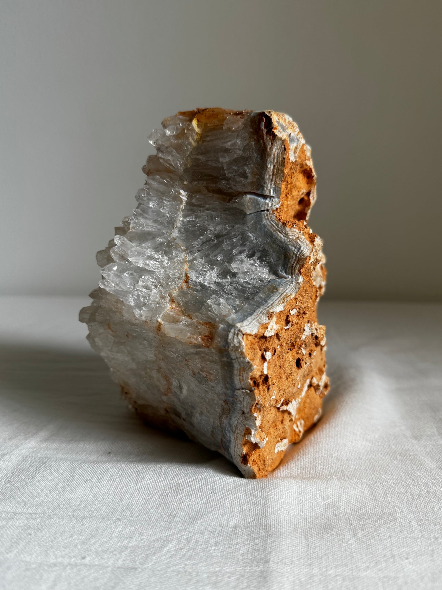 RARE NATURAL WHITE QUARTZ CRYSTAL
