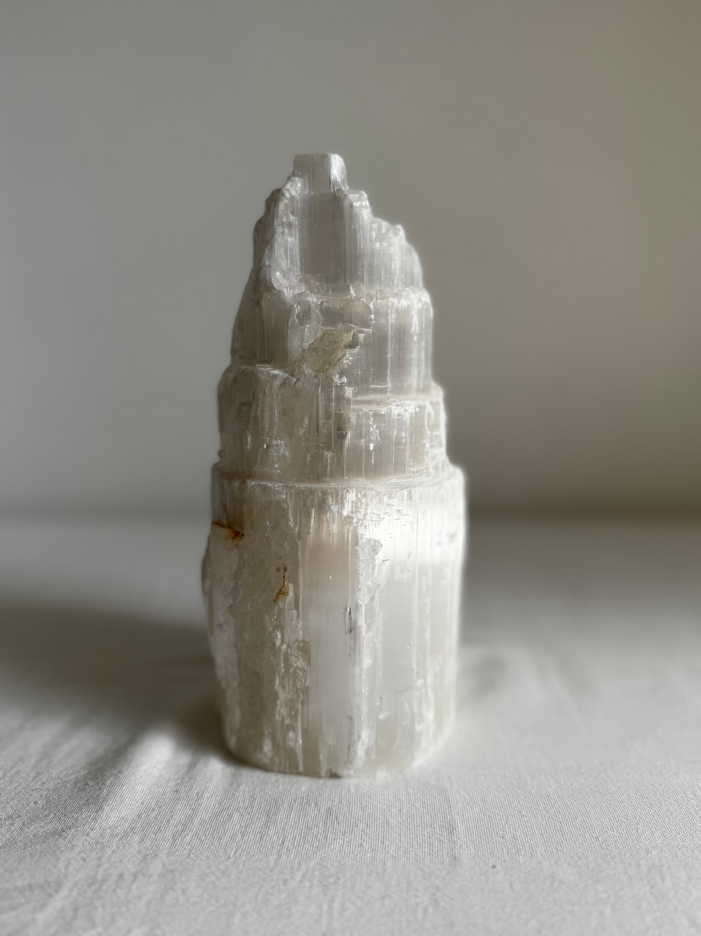 NATURAL SELENITE TOWER CRYSTAL