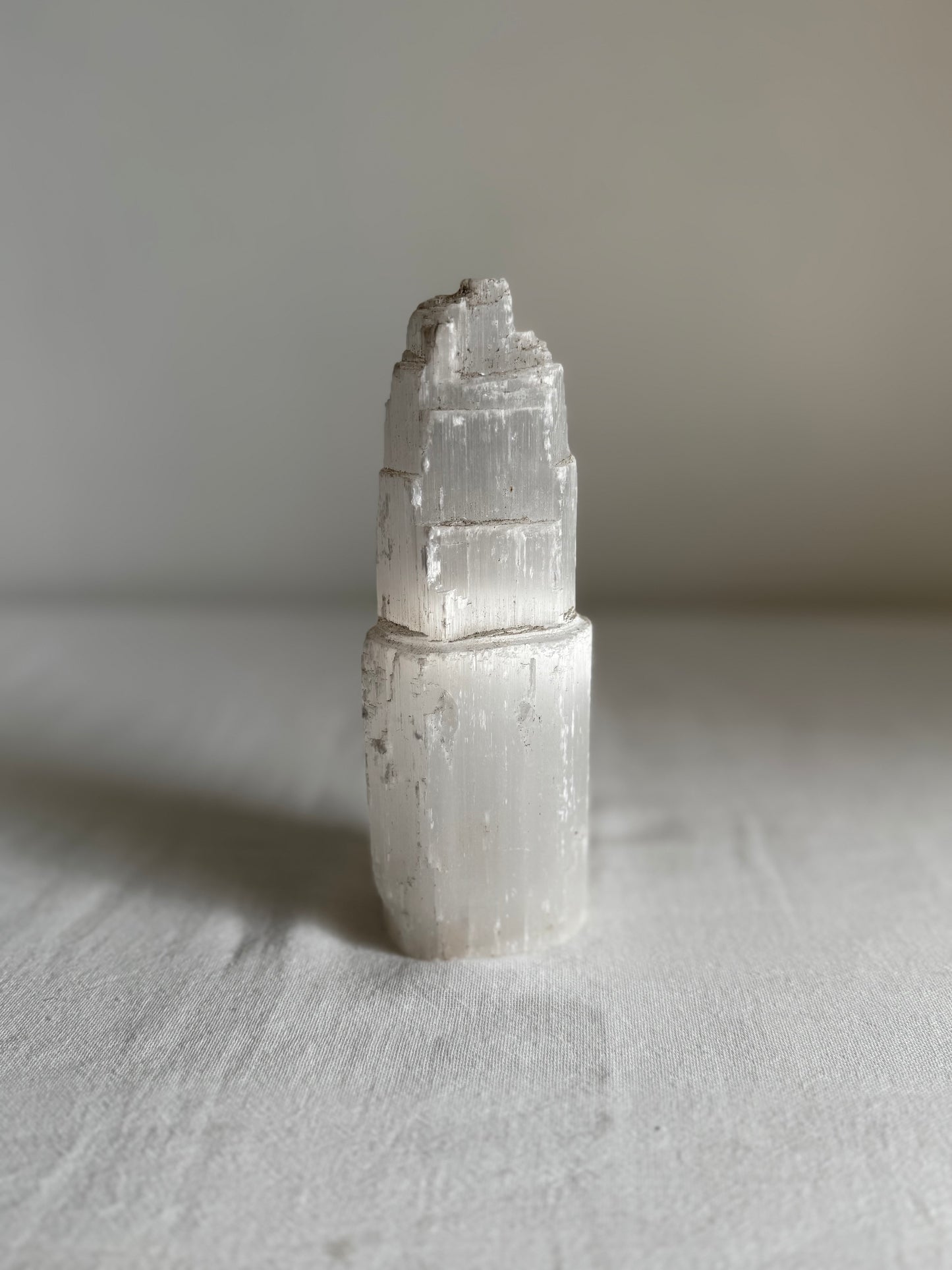 NATURAL SELENITE TOWER CRYSTAL
