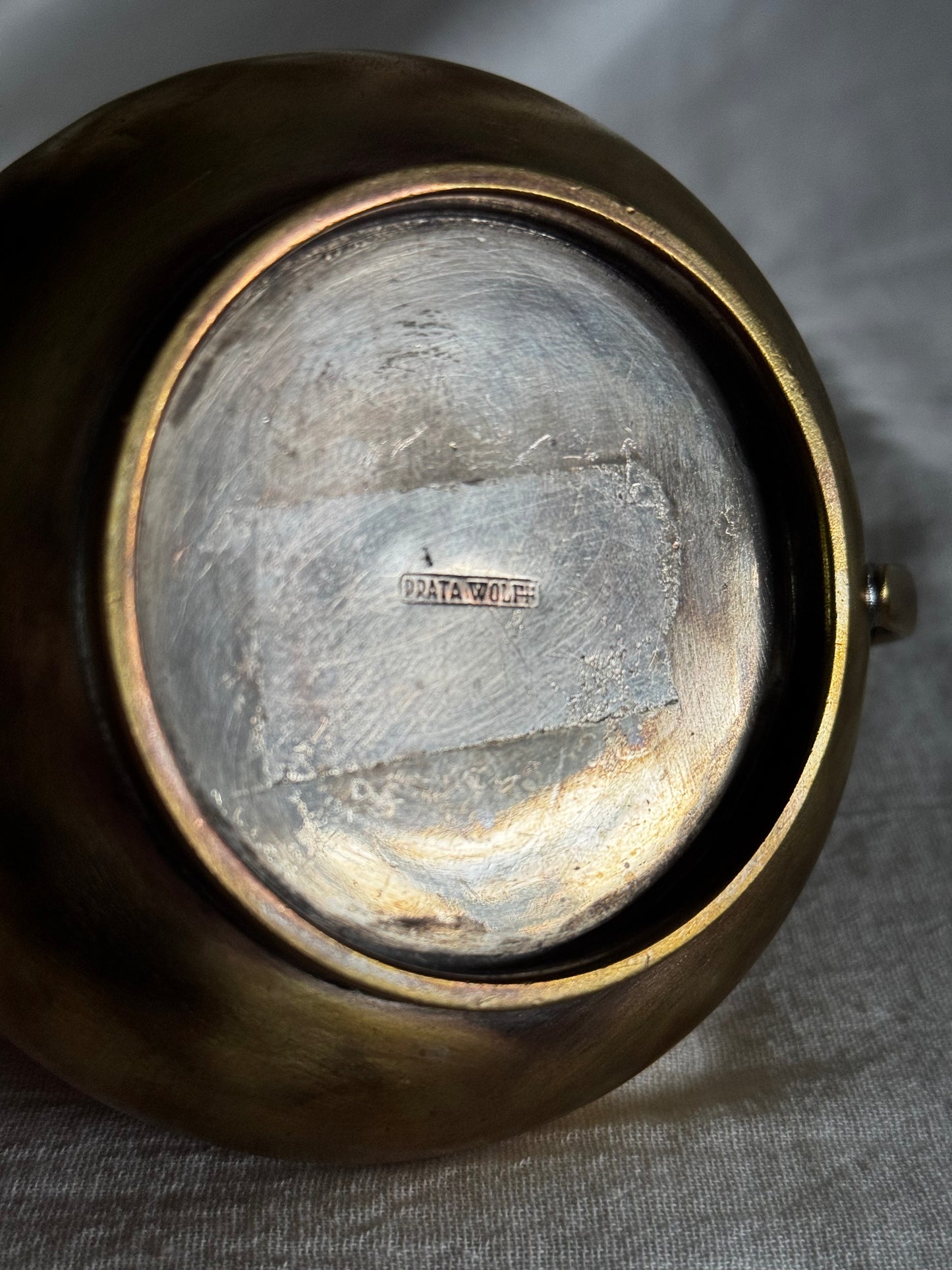 VINTAGE PRATA WOLFF BRASS VASE