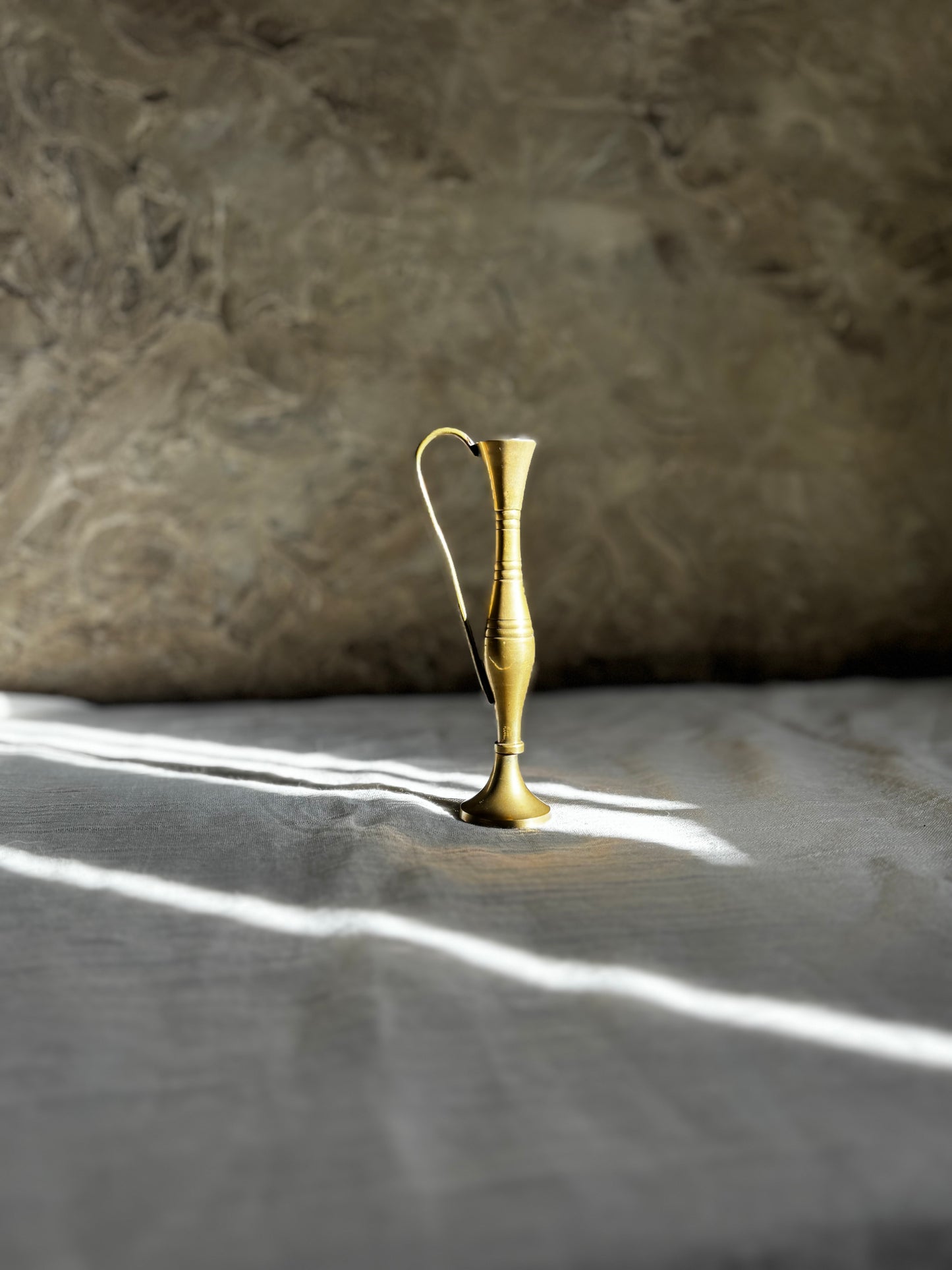 VINTAGE SMALL BRASS BUD VASE