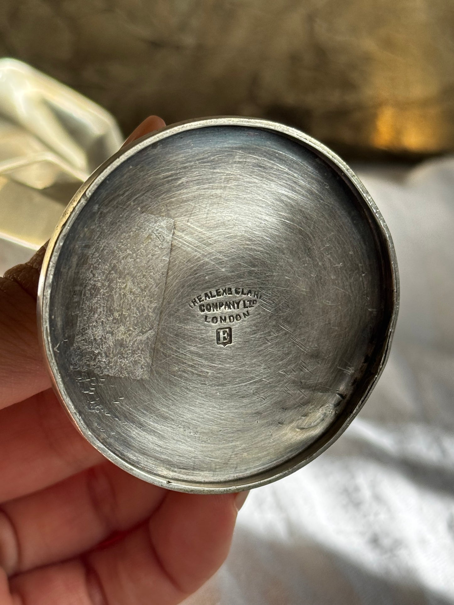 VINTAGE BRITISH TRUMPET VASE