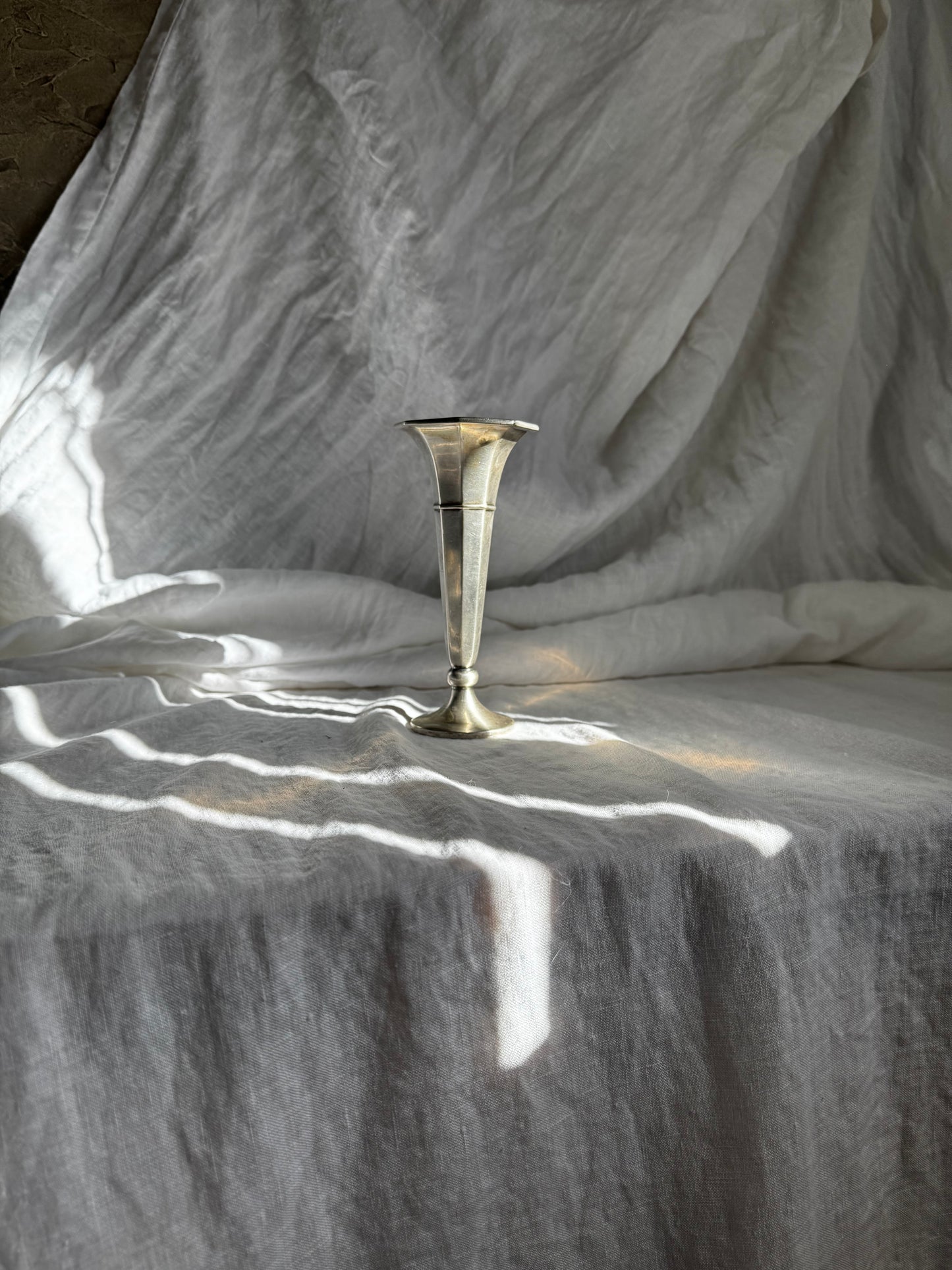 VINTAGE BRITISH TRUMPET VASE