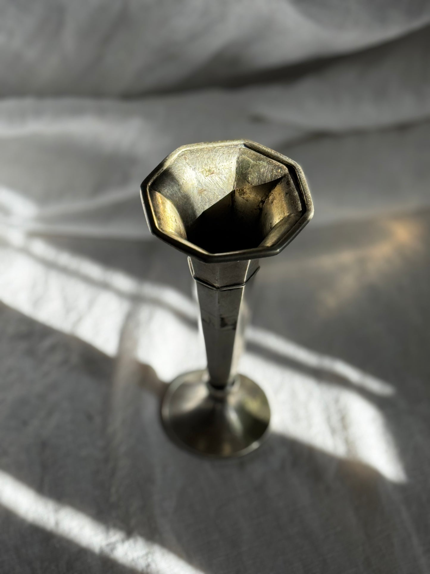 VINTAGE BRITISH TRUMPET VASE