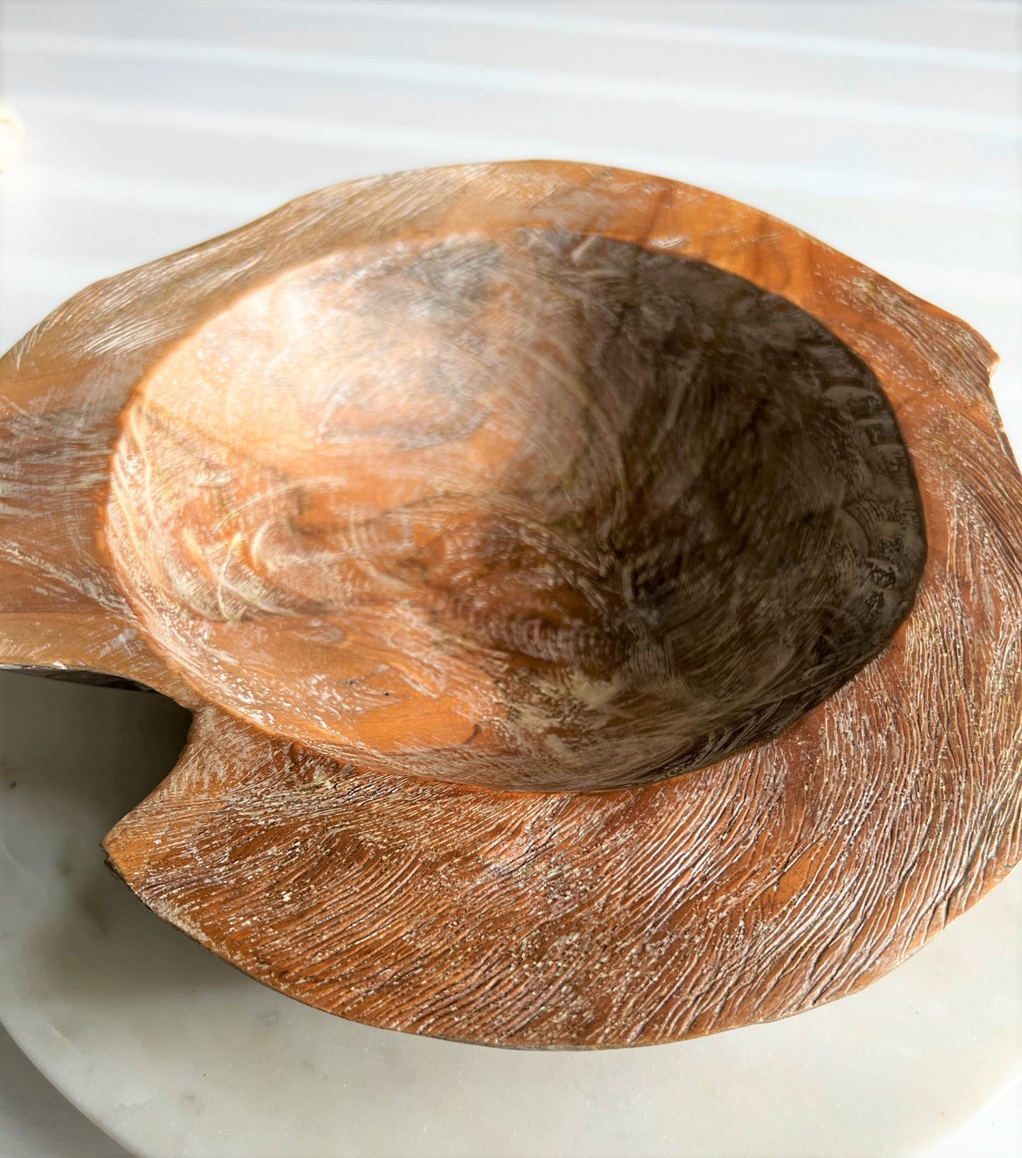 TEAK ROOT BOWL