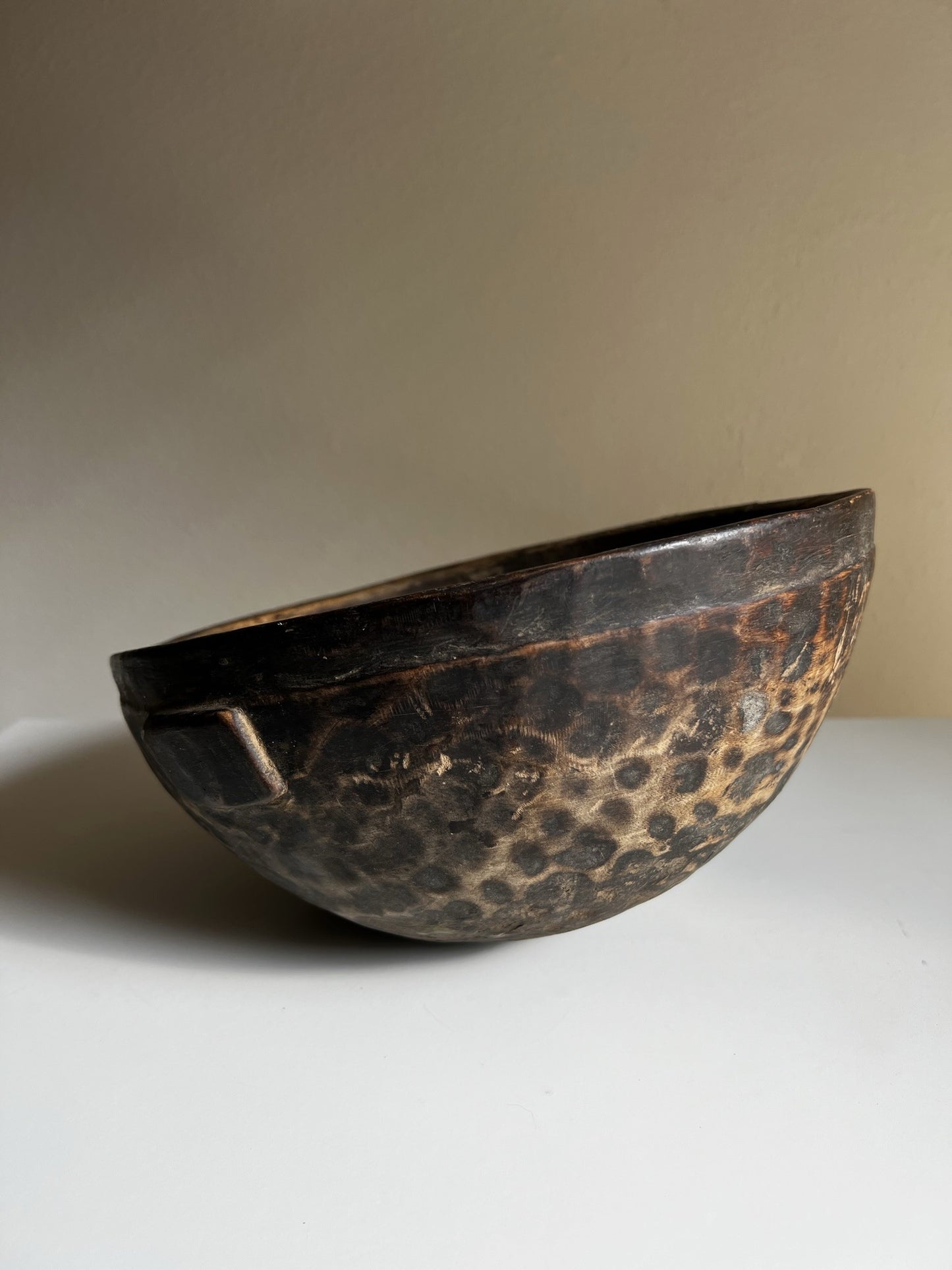 VINTAGE AFRICAN MILK BOWL No1