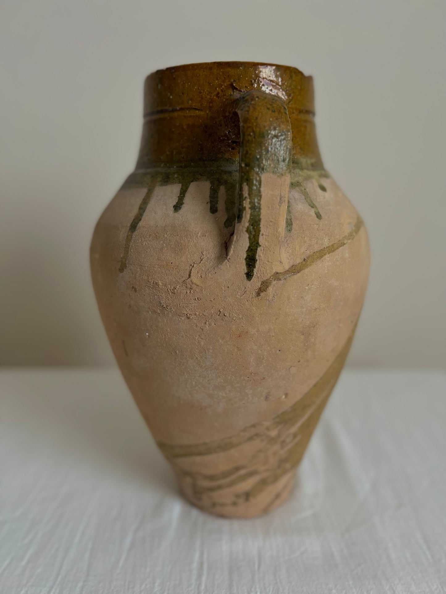 VINTAGE OLIVE JAR No2