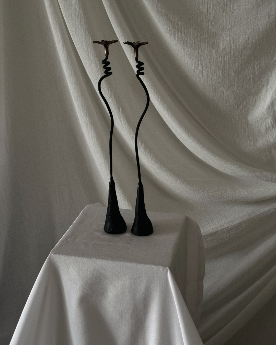 JESSAMINE IRON CANDLESTICK