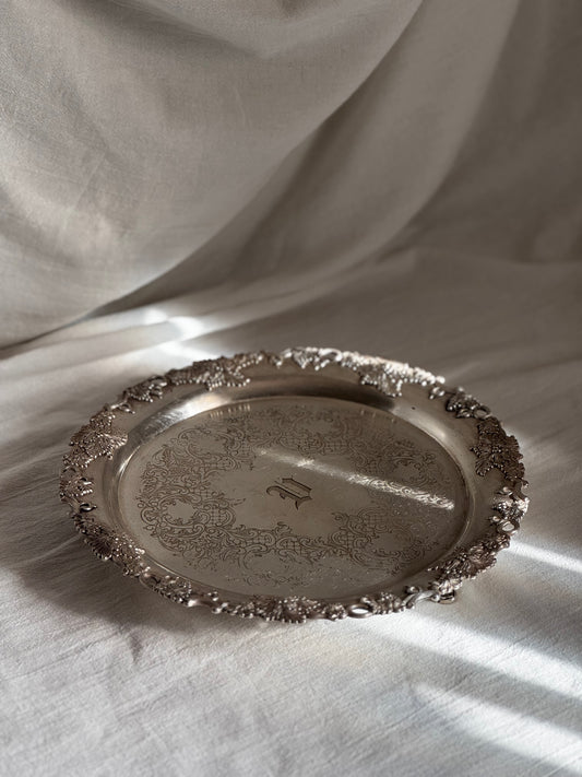VINTAGE GORHAM SILVERPLATED SERVING TRAY