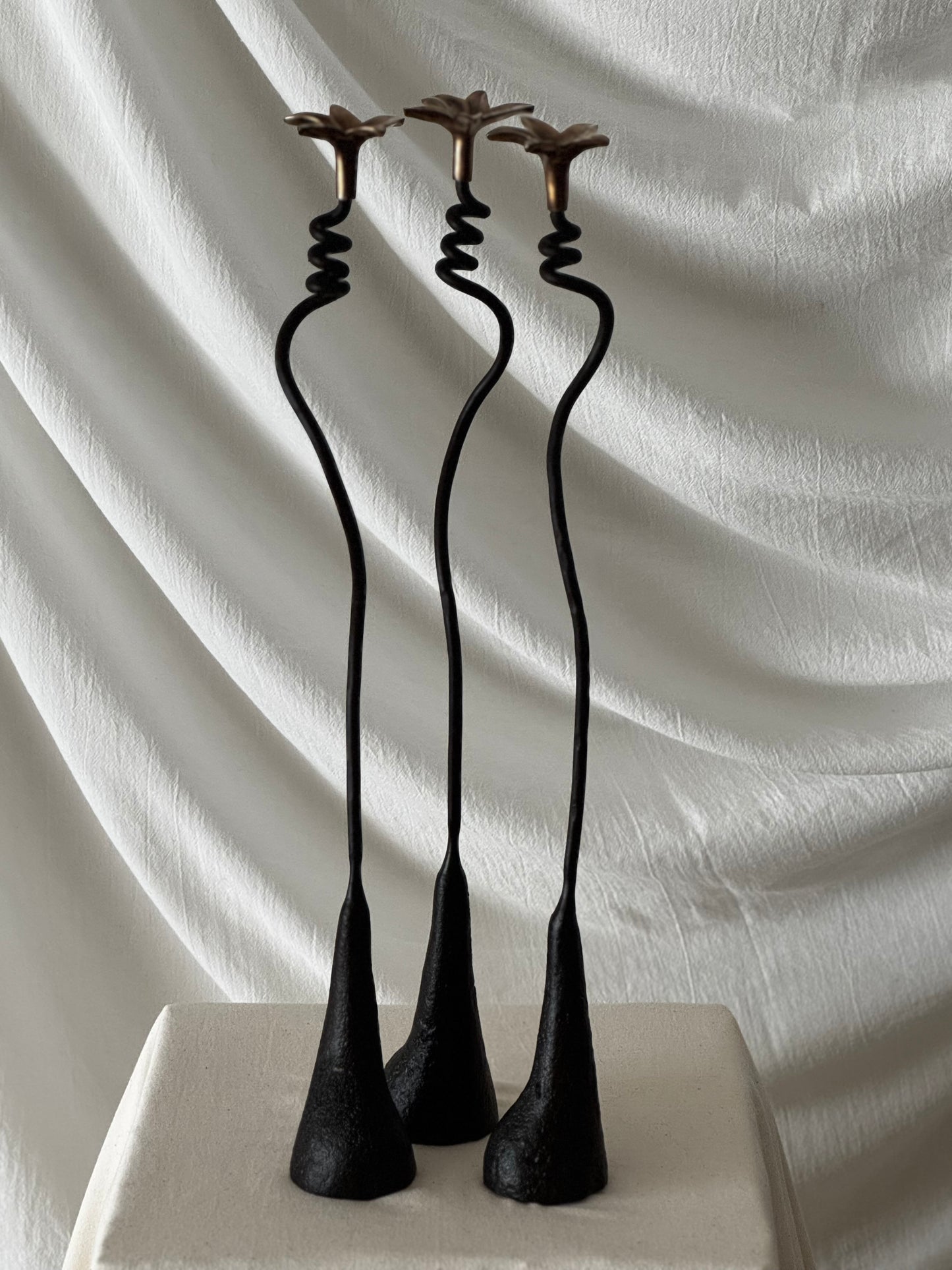 JESSAMINE IRON CANDLESTICK