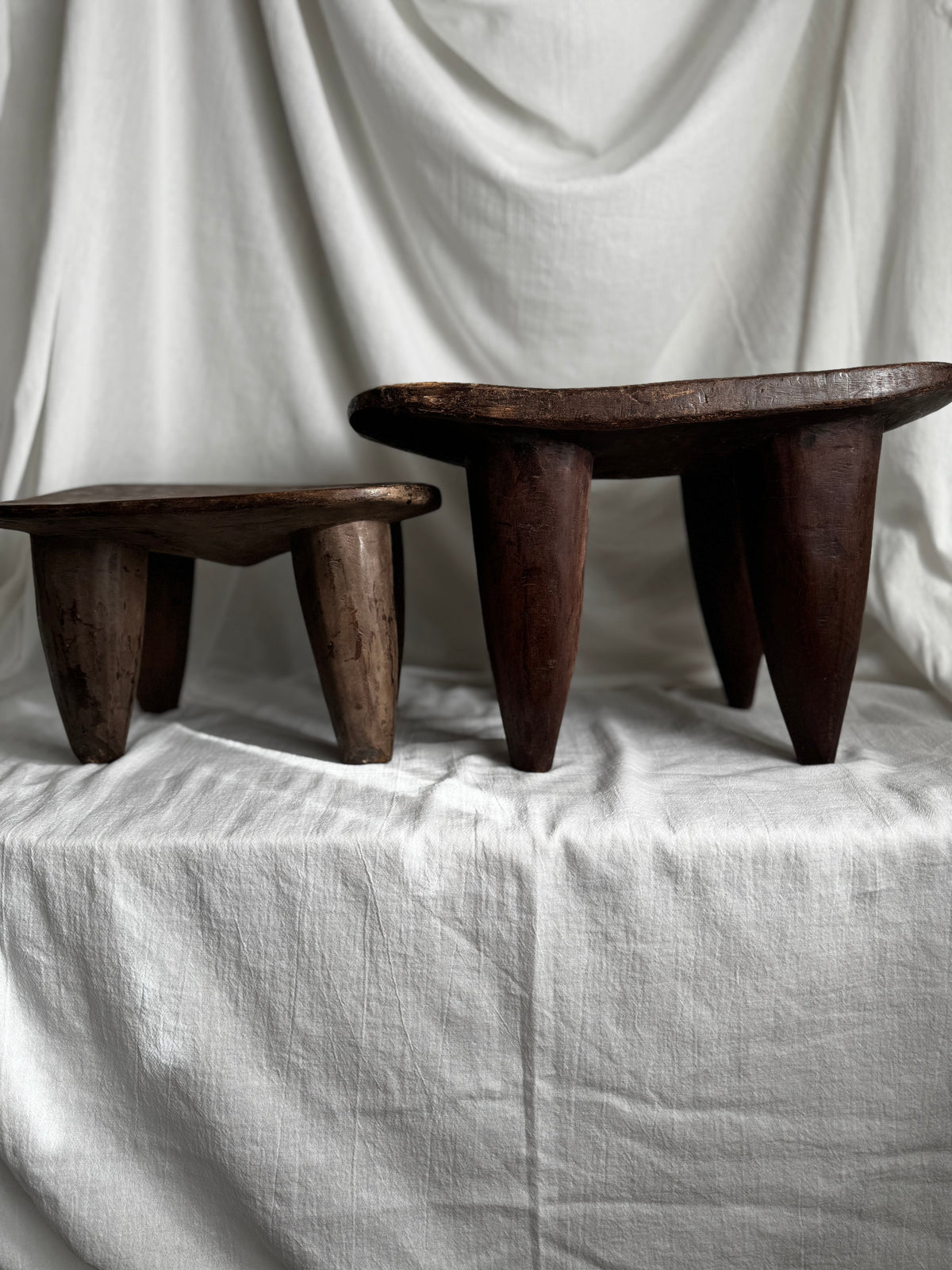 AFRICAN SENUFO STOOL -Medium Size- No1