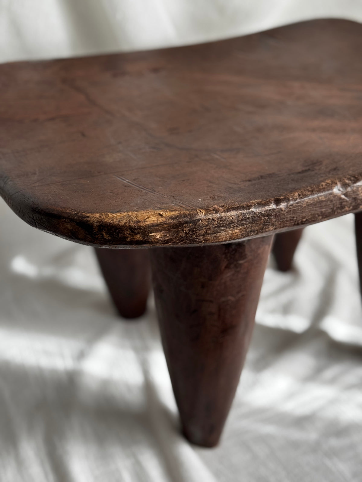 AFRICAN SENUFO STOOL -Medium Size- No1