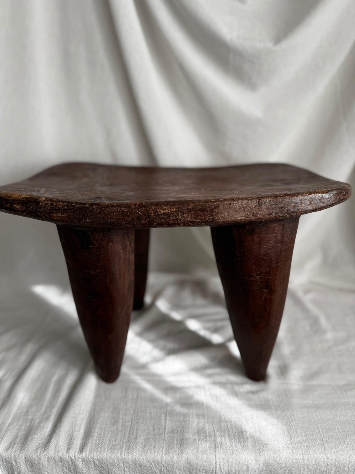 AFRICAN SENUFO STOOL -Medium Size- No1