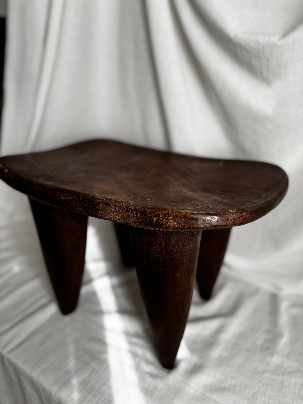 AFRICAN SENUFO STOOL -Medium Size- No1
