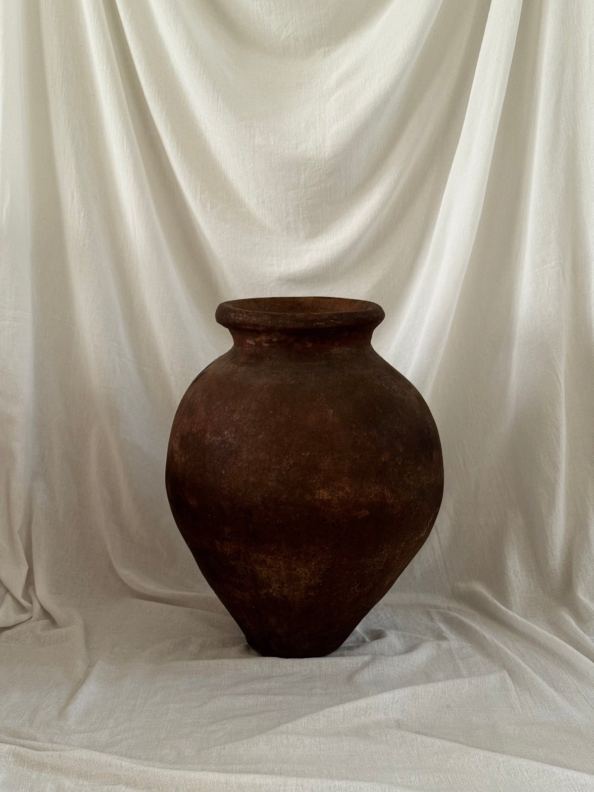 VINTAGE OLIVE JAR 23"H
