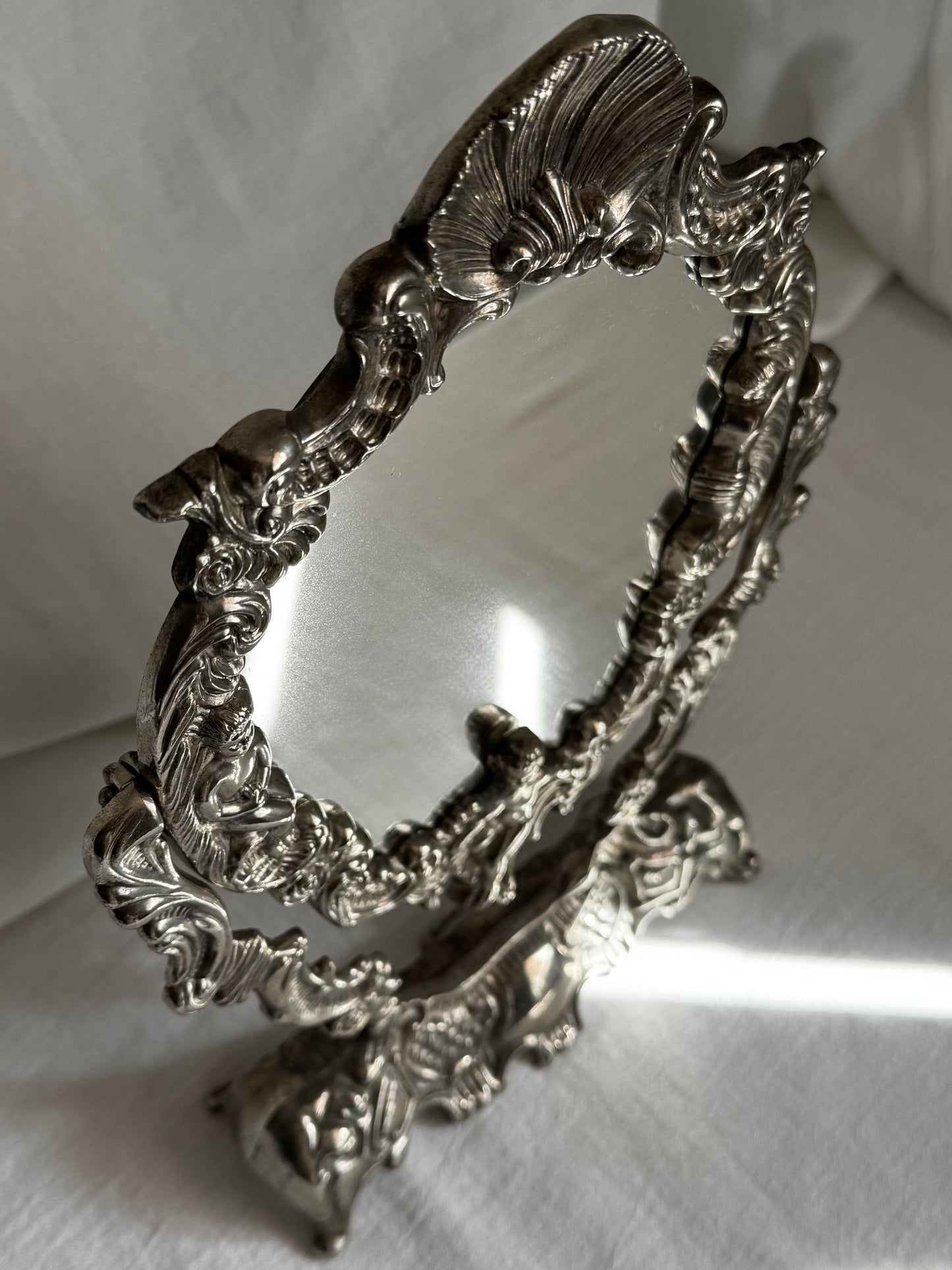 VINTAGE FRENCH VICTORIAN VANITY MIRROR