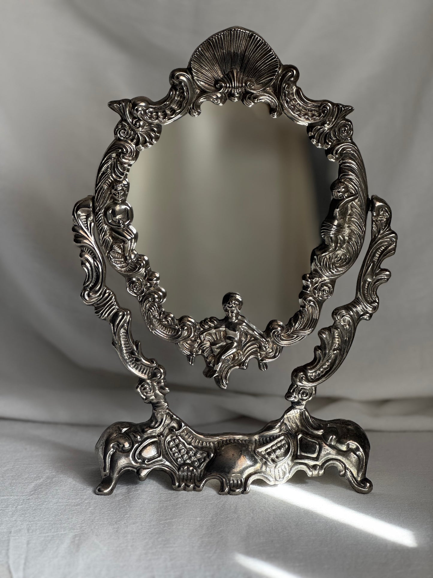 VINTAGE FRENCH VICTORIAN VANITY MIRROR