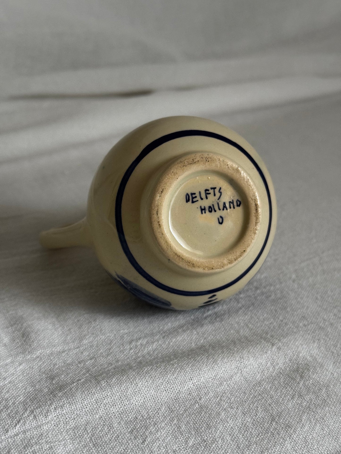 VINTAGE DELFT HOLLAND SMALL PITCHER