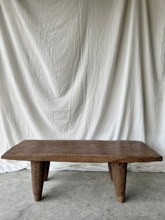 VINTAGE AFRICAN SENUFO COFFEE TABLE or BENCH