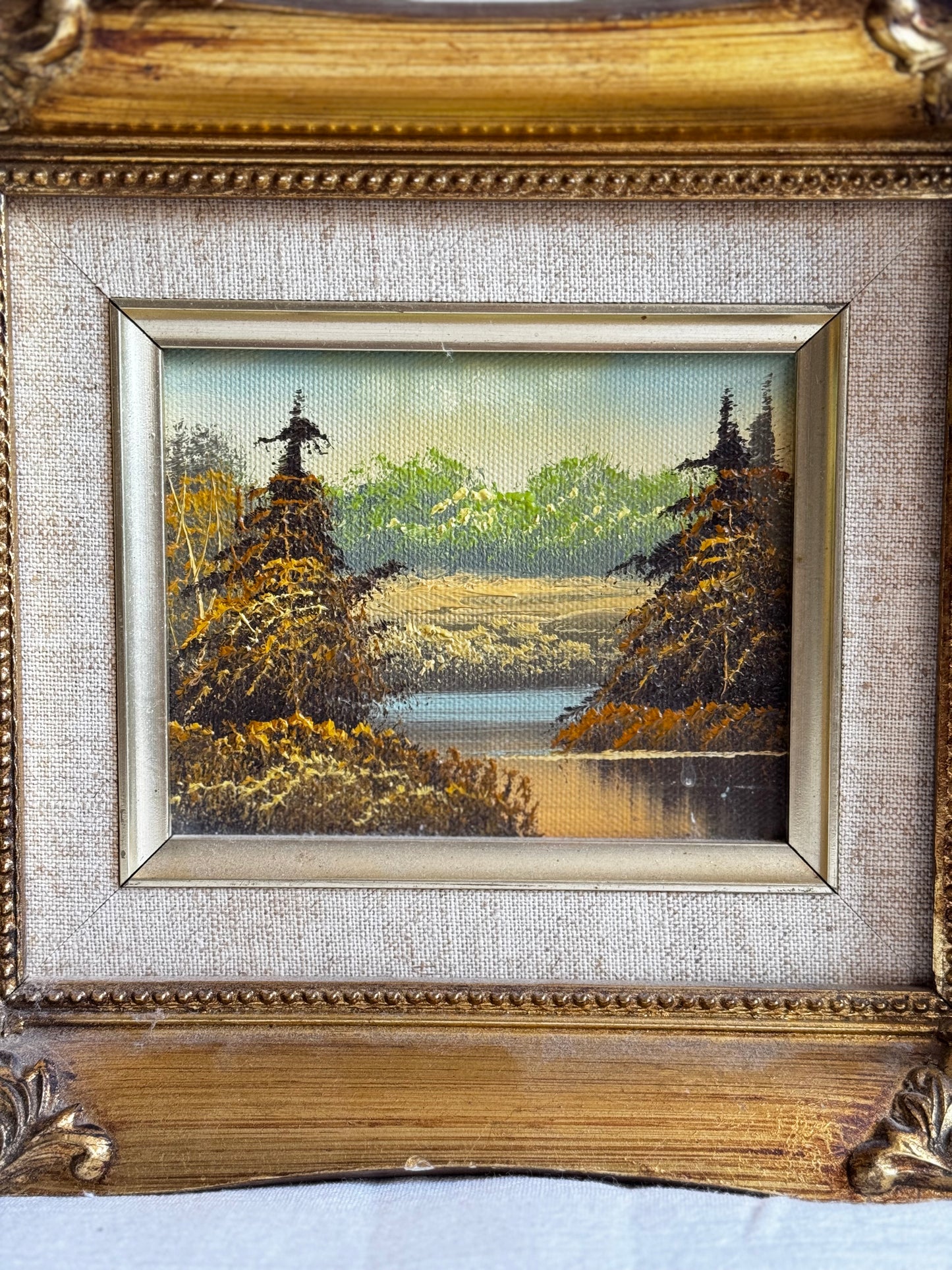 VINTAGE LANDSCAPE OIL PAINT