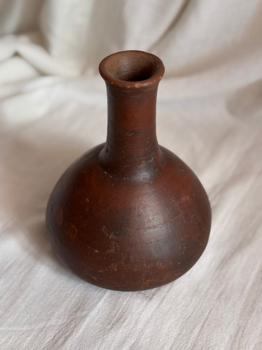 VINTAGE JAPANESE TERRACOTTA VASE