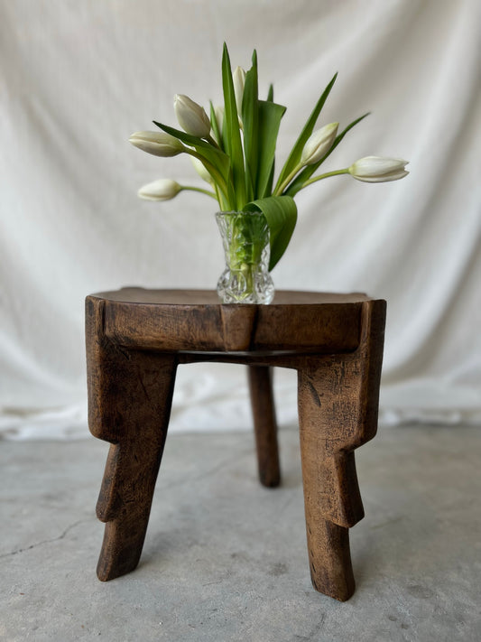 VINTAGE AFRICAN HEHE STOOL No1 Collectible