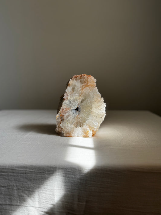 RARE NATURAL WHITE QUARTZ CRYSTAL